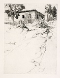 Artist: Herbert, Harold. | Title: The hermitage, Martigue. | Date: c.1921 | Technique: etching, printed in black ink, from one plate