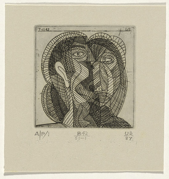 Artist: b'SELLBACH, Udo' | Title: b'not titled' | Date: 1960-80 | Technique: b'etching'