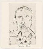 Title: Portrait of Neil Leveson III | Date: 1992 | Technique: etching, printed in black ink, from one plate