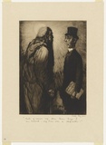 Artist: Dyson, Will. | Title: Our immortals: Of course my dear Dean Inge, I am biased, my son was a carpenter.. | Date: c.1929 | Technique: drypoint, printed in black ink, from one plate