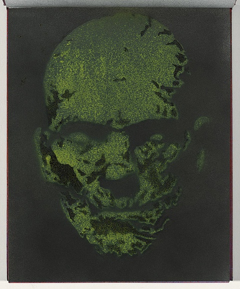 Title: b'Derailed' | Date: 2003 | Technique: b'stencil, printed in colour aerosol paint, from multiple stencils'