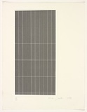 Artist: JACKS, Robert | Title: Grey grid | Date: 1974 | Technique: screenprint, printed in grey ink, from one stencil