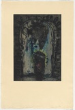Artist: Fogwell, Dianne. | Title: Conception after Chagall. | Date: 1991 | Technique: collagraph, printed in colour, from one plate