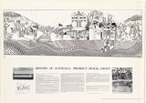 Artist: PROSPECT MURAL GROUP | Title: History of Australia: Prospect Mural Group | Date: 1982 | Technique: off-set lithograph, printed in black, from one plate