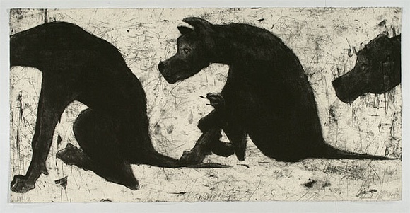 Artist: b'Williams, Deborah.' | Title: b'Drag racing.' | Date: 1997, April | Technique: b'etching, printed in black ink, from one plate'