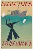 Artist: Jennings. | Title: England expects - Join the Navy Now | Technique: watercolour and poster paint