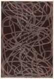 Artist: b'Tillers, Imants.' | Title: b'Alphabet [4]' | Date: 2003 | Technique: b'woodcut and etching, printed in colour, from  plywood block and copper plate' | Copyright: b'Courtesy of the artist'