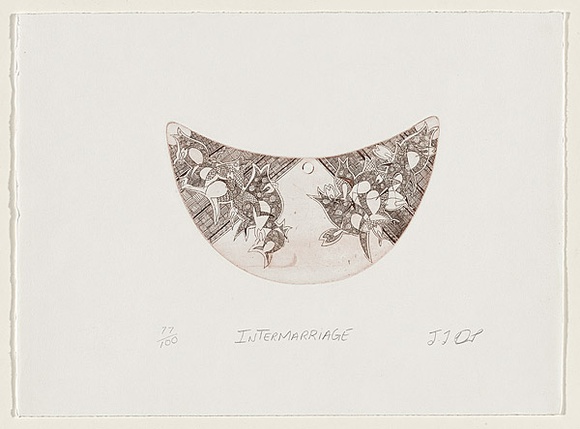 Artist: b'Dow, James.' | Title: b'Intermarriage.' | Date: 2006 | Technique: b'etching, printed in brown ink, from one plate'