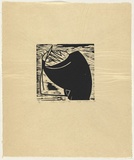 Artist: b'Withers, Rod.' | Title: b'Fallen angels' | Date: 1983 | Technique: b'woodcut, printed in black ink, from one block'