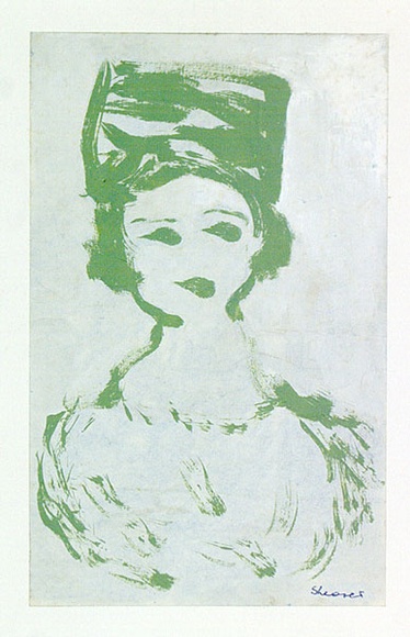 Artist: b'SHEARER, Mitzi' | Title: b'not titled' | Date: c.1965 | Technique: b'monotype, printed in colour from one plate'