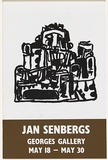 Artist: b'Senbergs, Jan.' | Title: b'Exhibition catalogue: Georges Gallery, Melbourne.' | Date: (1964) | Technique: b'screenprint, printed in colour, from two stencils' | Copyright: b'\xc2\xa9 Jan Senbergs. Licensed by VISCOPY, Australia'