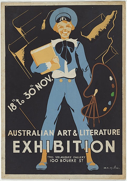 Australian art literature exhibition 1940 by Beatrice Milne