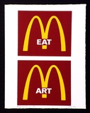 Artist: b'TIPPING, Richard' | Title: b'Meat mart.' | Date: 1992 | Technique: b'screenprint, printed in colour, from two stencils'