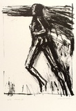 Artist: b'ROSE, David' | Title: b'Runner II' | Date: 1966 | Technique: b'lithograph, printed in black ink, from one stone'
