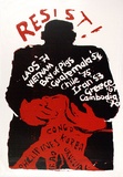 Artist: Gibb, Viva Jillian. | Title: Resist! | Date: 1978 | Technique: screenprint, printed in colour, from two stencils