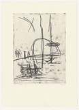 Title: Ardoise IV | Date: 2006 | Technique: soft-ground etching, printed in black ink, from one copper plate