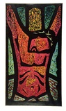 Artist: b'Gleeson, William.' | Title: b'The Dead Christ' | Date: 1955 | Technique: b'linocut, printed in colour, from four blocks' | Copyright: b'This work appears on screen courtesy of the artist'