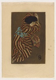 Artist: b'Nimmo, Lorna.' | Title: b'Kimono' | Date: 1940 | Technique: b'linocut, printed in colour (seven), from five blocks,'