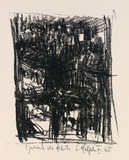 Artist: b'Halpern, Stacha.' | Title: b'not titled [Paris scene]' | Date: 1965, November | Technique: b'lithograph, printed in black ink, from one stone [or plate]'