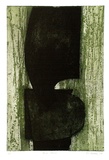 Artist: b'Backen, Earle.' | Title: b'Dark Forms.' | Date: 1963 | Technique: b'etching and aquatint, printed in colour, from two zinc plate'