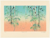 Artist: b'Hadley, Basil.' | Title: b'Kakadu scrub.' | Date: 1989 | Technique: b'screenprint, printed in colour, from seven stencils'