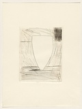 Title: Vase 1 | Date: 1980 | Technique: drypoint, printed in black ink, from one perspex plate