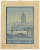 Artist: Colbourn, John. | Title: Morning silver. | Date: c.1942 | Technique: linocut, printed in colour, from multiple blocks