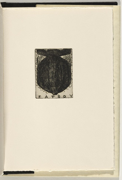 Artist: b'ARNOLD, Raymond' | Title: b'not titled.' | Date: 1986 | Technique: b'etching, printed in black ink, from one plate'
