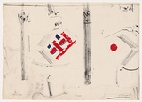 Artist: Dawson, Janet. | Title: Packet | Date: 1964 | Technique: lithograph, printed in colour, from multiple stones [or plates]