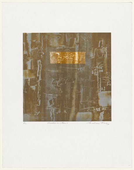 Artist: b'KING, Grahame' | Title: b'Variation on a theme I' | Date: 1974 | Technique: b'lithograph, printed in colour, from stones [or plates]'