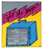 Artist: b'Fieldsend, Jan.' | Title: b'Fight the power.' | Date: 1978 | Technique: b'screenprint, printed in colour, from three stencils'