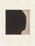 Artist: b'Wright, Judith.' | Title: b'not titled [curved shape]' | Date: 1994 | Technique: b'aquatint, printed in red and black ink, from two copper plates' | Copyright: b'\xc2\xa9 Judith Wright'