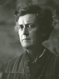 Artist: b'Heath, Gregory.' | Title: b'Portrait of Elizabeth Rooney, Australian printmaker, 1988' | Date: 1988