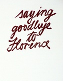 Artist: White, Robin. | Title: Saying goodbye to Florence | Date: 1988