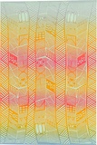 Artist: b'Kantilla, Osmond.' | Title: b'Bathurst Island - wrapping paper design.' | Date: 1986 | Technique: b'screenprint, printed in colour, from three stencils'