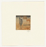 Artist: SCHMEISSER, Jorg | Title: not titled [leaf litter] | Date: 1979 | Technique: etching, printed in colour, from two plates | Copyright: © Jörg Schmeisser