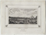 Artist: b'Carmichael, John.' | Title: b'Sydney from the Parramatta Road.' | Date: 1829 | Technique: b'engraving, printed in black ink, from one copper plate'