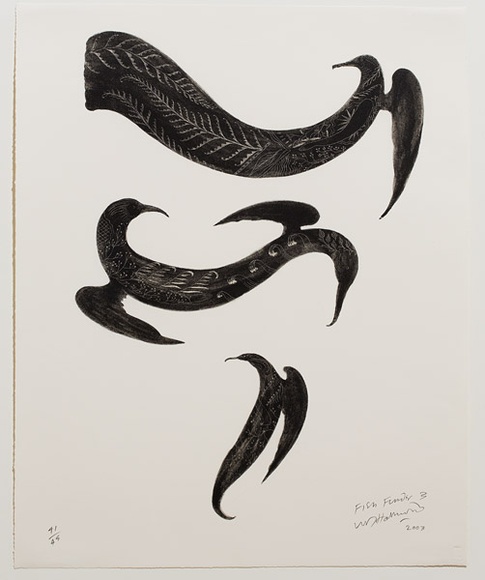 Artist: b'Maguire, Marian.' | Title: b'Fish finder 3.' | Date: 2003 | Technique: b'lithograph, printed in black ink, from one stone'