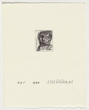 Artist: b'Cullen, Adam.' | Title: b'Head' | Date: 2001 | Technique: b'etching, printed in black ink, from one plate'