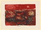 Artist: Seidel, Brian | Title: Wildfire | Date: 1964 | Technique: lithograph, printed in colour, from three stones | Copyright: This work appears on screen courtesy of the artist and copyright holder