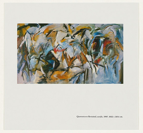 Title: b'Queenstown revisited' | Date: 1987 | Technique: b'offset-lithograph, printed in colour, from multiple plates'