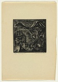 Artist: b'Ratas, Vaclovas.' | Title: b'Rescued' | Date: 1948 | Technique: b'woodcut'