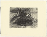 Artist: Mortensen, Kevin. | Title: Crucifixion | Date: 2000 | Technique: etching, printed in black ink, from one copper plate | Copyright: © Kevin Mortensen