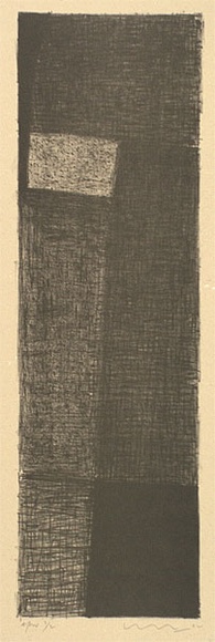 Artist: b'Lincoln, Kevin.' | Title: b'Night music 3' | Date: 2002, April | Technique: b'lithograph, printed in black ink, from one stone'