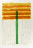 Artist: b'Buckley, Sue.' | Title: b'The rising sun grows hot.' | Date: 1973 | Technique: b'lithograph, printed in colour, from multiple stones [or plates]' | Copyright: b'This work appears on screen courtesy of Sue Buckley and her sister Jean Hanrahan'