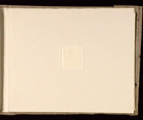 Artist: b'Mann, Gillian.' | Title: b'Text.' | Date: 1981 | Technique: b'etching, printed in black ink, from one plate'