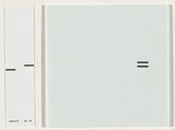 Artist: b'SELENITSCH, Alex' | Title: b'Equals' | Date: 1999 | Technique: b'photocopies, printed in black ink; letterpress; card bookmark'