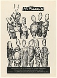 Artist: Burrows, Terry. | Title: Its Figures: Exhibition of acts on paper by Terry Burrows. | Date: 1983 | Technique: screenprint, printed in black ink, from one stencil