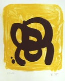 Artist: b'Danaher, Suzanne.' | Title: b'Sun shines down on blow fly I' | Date: 1998 | Technique: b'lithograph, printed in yellow and black ink, from two stones'