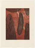 Artist: b'Watson, Judy.' | Title: b'visceral memory' | Date: 2000, November | Technique: b'etching and aquatint, printed in colour, from two plates' | Copyright: b'\xc2\xa9 Judy Watson. Licensed by VISCOPY, Australia'